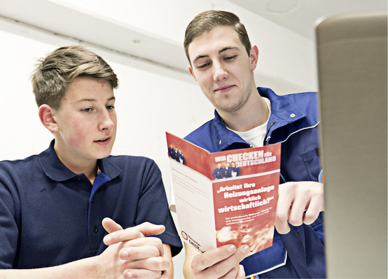 



Die eigenen Mitarbeiter sind ideale Werbeträger für eine Ausbildung im SHK-Handwerk.
