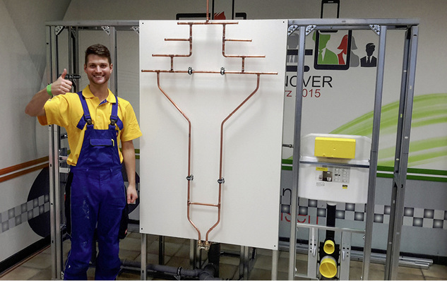 

Pascal Schreiter aus Aue ist deutscher Meister im Sanitär-Heizung-Klima-Handwerk.





