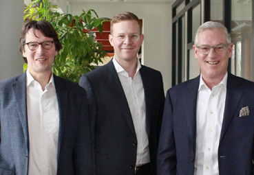 Ab sofort bilden Frank Wagner (r.), Geschäftsführender Gesellschafter, und Markus Huppertz (m.), neuer Geschäftsführer, zusammen mit dem Geschäftsführer und Mitgesellschafter Christian Merkel (l.) die Geschäftsführung bei Birco.