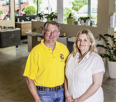 

Sibylle

und 

Oliver Volk

führen ein SHK-Unternehmen mit eigener Ausstellung in Stuttgart-Birkach.





