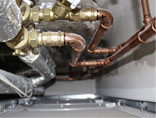 
Im Neubau der Ista-Zentrale wurden 6500 m Wieland-Kupferrohre für Heizung, Kühlung und Trinkwasser eingebaut.



