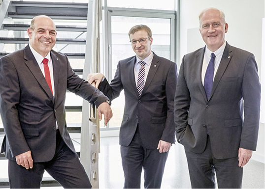 
Die Kludi-Geschäftsführung (von rechts): Julian Henco, Frank Holtmann, Bernd Neidhardt.




