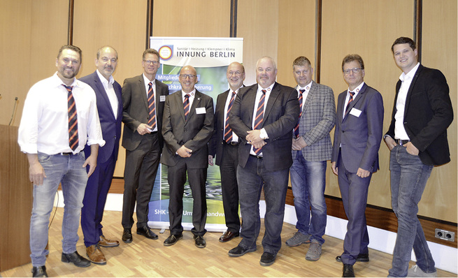 



Der neue Vorstand der Innung SHK Berlin.
