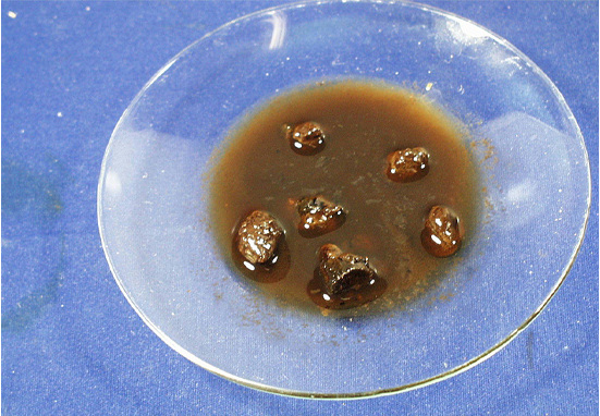 Vercrackte Solar-Flüssigkeit