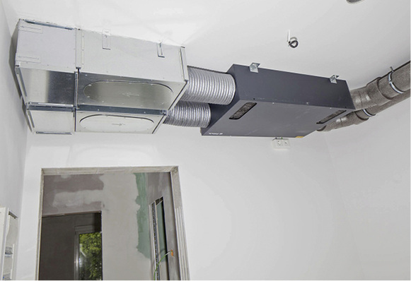 
Die Wohnungen in Teltow verfügen über Lüftungssysteme von Zehnder.



