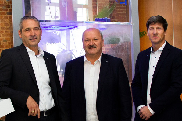 v.l.n.r. Udo Jung, Hartmut Brandau, Christian Söllner