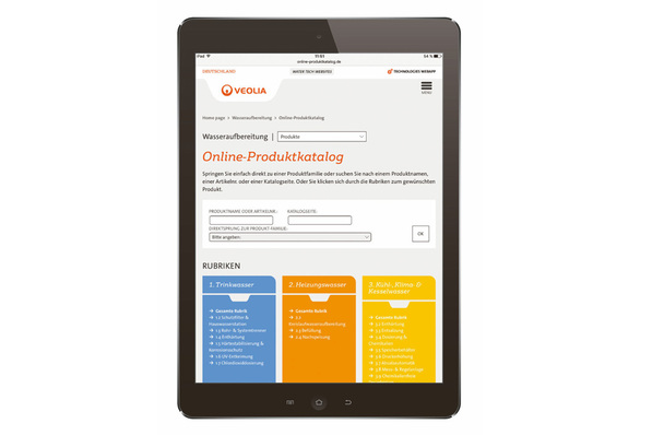 Gute Ergänzung zum Katalog: Die Online-Version mit weiteren Detail-Informationen und Downloads