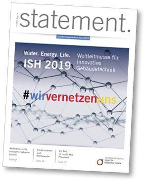 
Für Handwerksbetriebe bedeutsame ISH-Schwerpunkte thematisiert der ZVSHK in der neuen Ausgabe.



