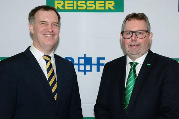 Die designierten Geschäftsführer der Alpha RFR: Oliver Herrmann, Bereichsleiter Sortiment bei Richter+Frenzel und Andreas Bauer, Vorstand der Reisser AG (v.l.n.r.)