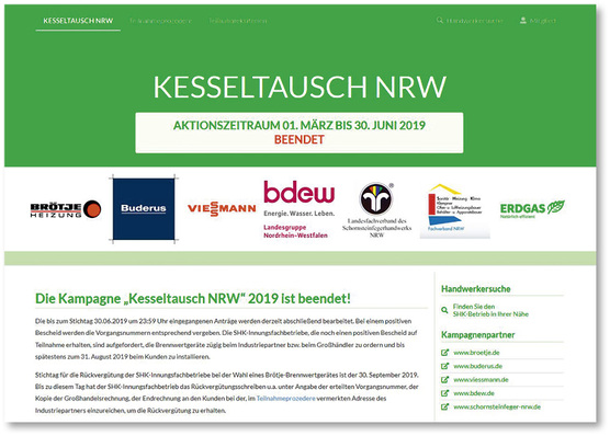 
Die Tauschkampagne ist beendet, die Internetseite informiert über den aktuellen Stand.



