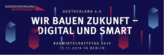 
Wichtige Impulse zur Digitalisierung gibt der 6. Deutsche Bauwirtschaftstag.



